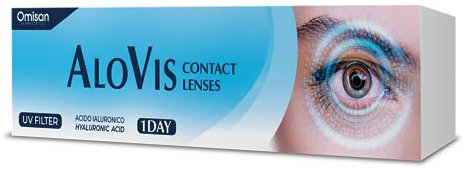 Alovis Contact Lenses, 30 Lenti A Contatto monouso Giornaliere per la correzione della miopia -4,00
