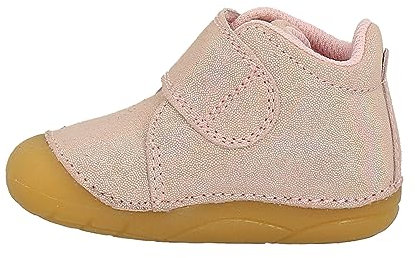 Lurchi Flicka 74l3143004 lära-gå-sko, Rosa glitter, 23 EU