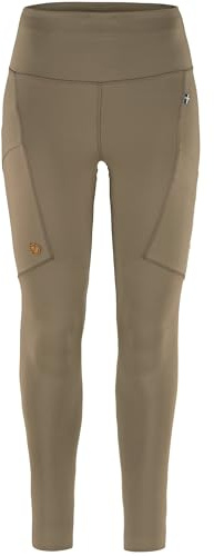 Fjallraven 84773-244 Abisko Tights W Sportbyxor Dam Mocka Brun Storlek L
