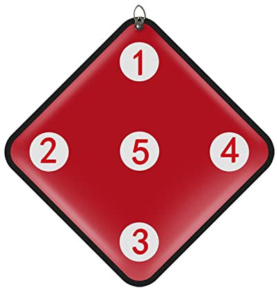 SATRJT Self-Training Fechten Training Schwert Ziel Kann Die Wand Hängen Erwachsene Und Kinder Fechten Training Ausrüstung (Dicke : Red)