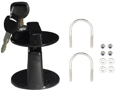 ZRHYRG Reservekanister 3L/5L Kraftstofftank Halterung Schloss Benzin Öltank Halterung Jerry Can Halter für Auto Mororcycle Gas Tank Benzinkanister(Bracket Set)