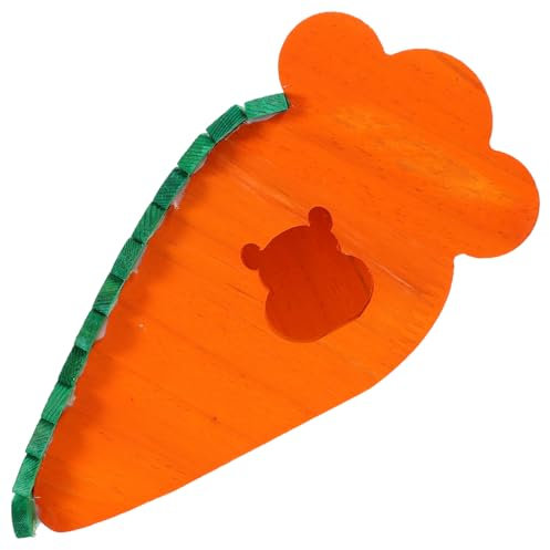 BESPORTBLE Maison De Cachette De Hamster Peluche Cabane Mangeoire Mini-Maison Trousse Cage à Hamsters Hamac Animal De Compagnie Hérisson Jouer Cage à Cobaye Petit Animal Nid en Bois