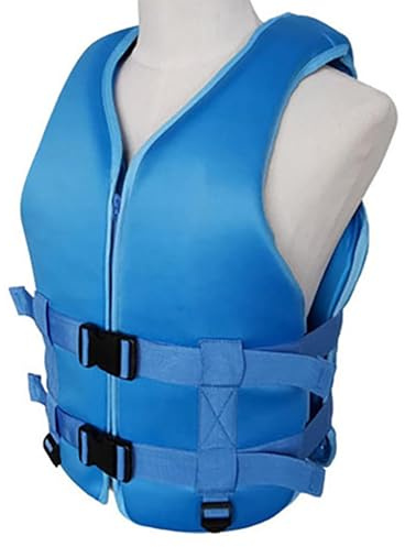 Swim Jacket - Flytväst Kajakväst for vuxna/barn Simjackor Bärbar vattensportväst som andas for fiske Surfing Segling Båtpaddling Kajakpaddling Drifting 20-120KG(Blue,S)