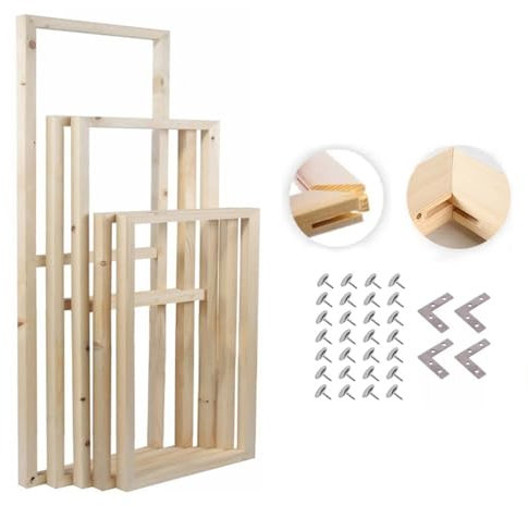 Unfinished Wooden Picture Frames 140cm x 70cm - Canvas Stretcher Bars for Oil Paintings & Poster Prints - Ideal Home Decor & Art Display Solution