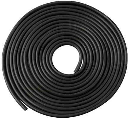 Kantenschutz Gummi 5m, Selbstklebender Kantenschoner für Auto, Schwarz Einfassprofil für Türkante Stoßschutz, Car Door Protector Gummileiste für Pkw, LKW & Van