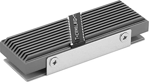 Thermalright TR TR-M.2 2280 TYPE A G 2280 Kühlkörper für SSD Kühlung M.2 2280 Kühlkörper Kühler, Aluminium, mit 2 Wärmeleitfähigkeit, Desktop High Performance SSD Kühler(Grau)