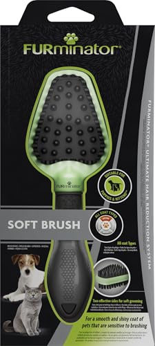 FURminator 2en1 Cepillo Suave para Perros y Gatos