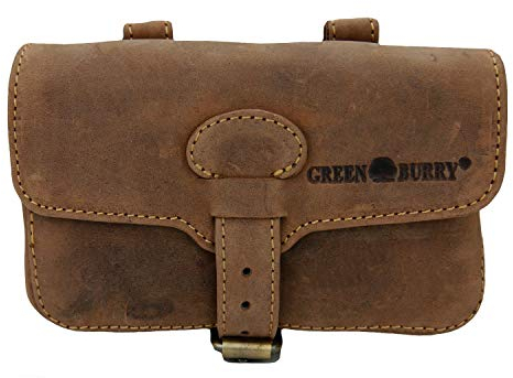 Greenburry Vintage Leder Gürteltasche Seitentasche Bauchtasche Hüfttasche 1755M-25