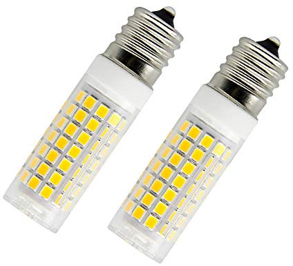 Bonping Microwave Oven Stovetop Light 7W E17 Appliance Light | 5304488360 Range Hood Light Bulb,S11 T8 T7 E17 Intermediate Base | Replaces 1890433 8206232 AP4512653 AC110V-130V 2-Pack (Daylight Whte)