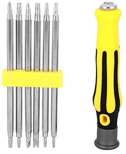 Universal Precision Screwdriver Set Multi-Bit Tool Kit for Electronics Repair and Machine Maintenance with Flat Phillips Torx Bits Ergonomic Handle for DIY Tech Repairs