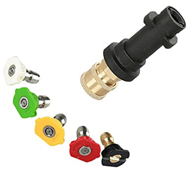 GoodLuck Lance de Remplacement d'extension de Baguette de Lave-Auto Automatique pour K2 K3 K4 K5 K6 K7 1/4Nettoyeur de gouttière de Train de roulement à Connexion Rapide
