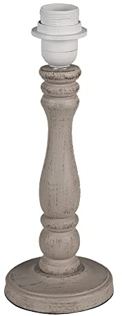 Clayre & Eef 6LMP739 Lampensockel Tischlampe Beige Ø 12x31 cm E27/max 1x40W