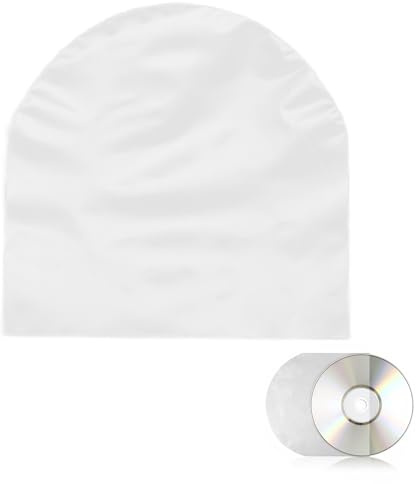 100 st CD DVD inuti, plastfodral för 5 Punte Pennino ärmar transparent S7 Fe Tab tums CD och DVD Mini lagring