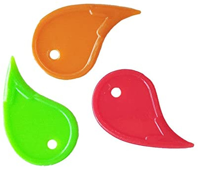 1 x Universal-Paketöffner, tragbar, Makron-Farbe, Express-Paketöffner, Kunststoff-Öffner, Logo-Box