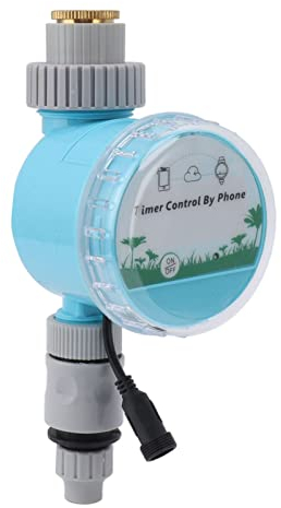 Dpofirs Timer per Irrigatore Timer per Irrigazione WiFi per Giardino, Timer per Rubinetto per Tubo Flessibile Wireless Intelligente, Telecomando App per Ripristino Automatico Tramite