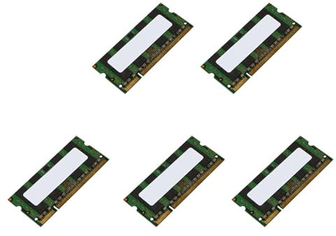 KEALLANS 5X Memoria RAM DDR2 de 2GB 667Mhz PC2 5300 Laptop Ram Memoria 1.8V 200PIN SODIMM para
