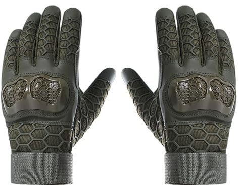 Guanti da equitazione da uomo,Guanti da equitazione da uomo - Guanti da moto con schermo tattile con guscio rigido, guanti da moto per uomo e donna, antiscivolo, per caccia, lavoro di Paintb