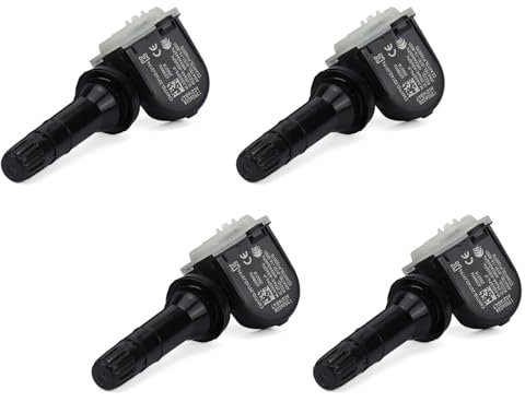 4 PCS Car Tire Pressure Sensor Astra K J Insignia B Corsa D Opel Adam TPMS, Compatible with TPMS Corsa E Meriva B Zafira C Vauxhall Astra MK VIl 7 XT4 Chevrolet Equinox 13506028