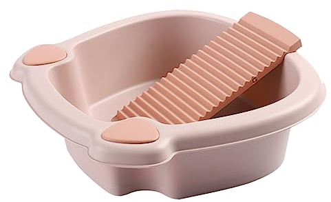 Ipetboom Catino Per Lavare e Lavabo Per Vestiti in Pp Resistente, Bacinella Portatile Per Lavanderia Domestica e Dormitorio Asse Da Lavaggio, Per Piccoli Capi Delicati