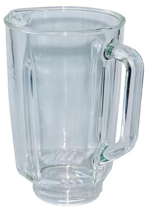 Jfbsgbs Vaso De Vidrio For Licuadora - Compatible con Philips HR2095, HR2093, HR2096, HR2195 Y HR2196 - Repuestos For Licuadoras