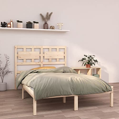 Frdhee Lit en palettes pour adolescent, en bois massif, 120 x 190 cm, lit familial, pour chambre à coucher, chambre d'amis