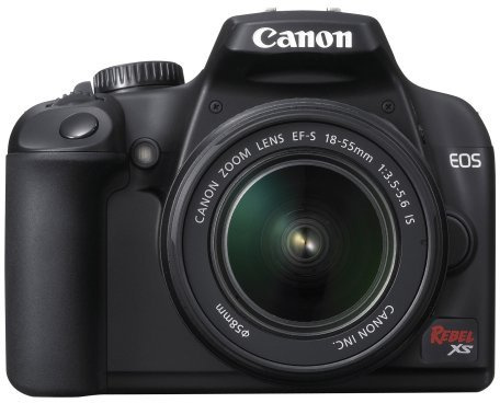 Canon Rebel XS DSLR Camera with EF-S 18-55mm f/3.5-5.6 is Lens (Black) (Certified Refurbished)