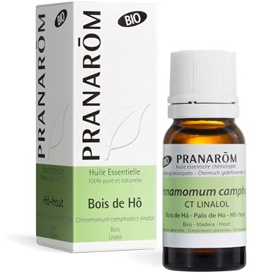 Pranarôm Huile Essentielle Bois de Hô Bio 10 ml | Favorise la régénération cutanée et un teint éclatant. Idéale en soin de peau et en diffusion.