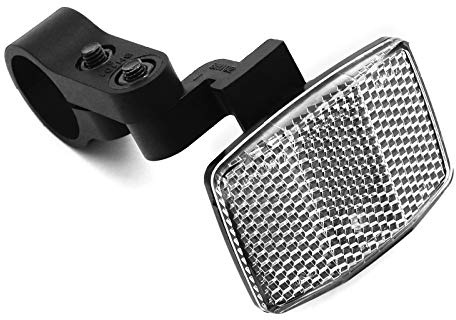 MFC PRO Bike Front Reflector for Handlebar (White)