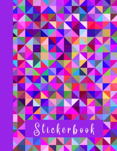 My Favorite Sticker Book: Blank Sticker Book for kids 2-4, 3-5, 4-8.: Sticker Collecting Album: 8.5 x11, Big book of Sticker Collection for boys, girls, kids, toddlers.