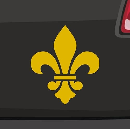 Heraldische Lilie Aufkleber -6 Größen 21 Farben- Fleur de Lis Wappen Frankreich