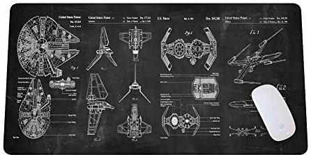 Sci-fi Control Console Display mat, Large pad for Desk, Gamer pad, Laptop Mat, Gaming Accessories, Computer Accessories, Gaming Room Decor, Sci-Fi Gift