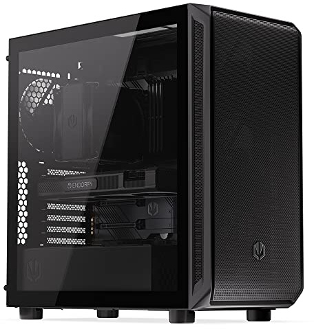 ENDORFY Arx 700 Air, espaciosa Caja ATX, 5 Ventiladores de 140 mm incluidos, Alta compatibilidad con Muchos componentes, Espacio para Dos radiadores de hasta 360 mm, EY2A012
