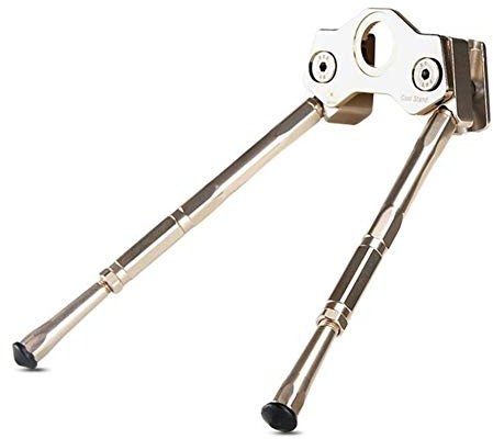DUNSBY Fahrradständer Verstellbare Crank Ständer Pedal Ständer Mountain Road Bike Fahrradständer Abstellbügel MTB Mountainbike Support Stand Fußklammer Seitenständer (Color : Silver)