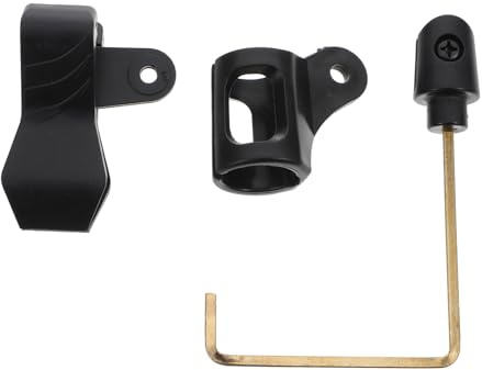SAFIGLE Mikrofonclip Vielseitiges Mikrofonzubehör aus Metall und ABS Praktischer Bequeme Halterung Zufällige Farbe für Saxophon Mikrofone für Drahtlose Mikrofone im Musikbereich