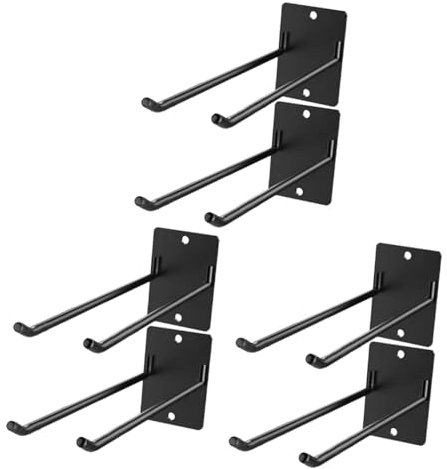 BESPORTBLE 6stücke Wandmontierter Werkzeughalter Aus Robustem Eisen Teiliges Für Besen Rakes Und Gartengeräte Platzsparendes Design Für Garage Und Garten Für Innen Und Außenbereiche