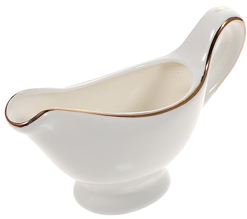 COLLBATH 1stück Keramik Milchkrug Multifunktionales Gefäß Für Kaffee Honig Sauce Für Küche Restaurant Bbq Mehr Elegantes Design Leicht Zu Reinigen