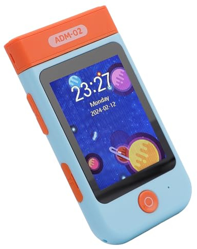 Kids Smart Phone Toy, 2.8 Inch Touch Screen, 1080P Camera, Music Player, Education Games, 32GB Storage, for Travel and Outings with 180° Flip Camera Design, Suitable for Small