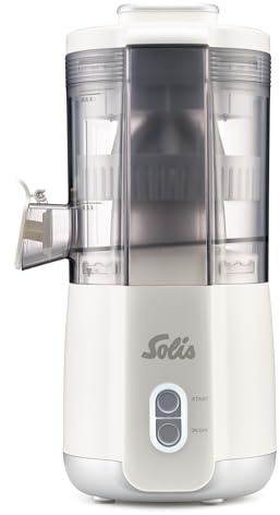 Solis Multi-Juicer - Extracteur de jus électrique pour agrumes, pommes et melons - Presse-agrumes automatique avec 2 cônes de pressage - Sans BPA - Passe au lave-vaisselle - Compact - Pour des