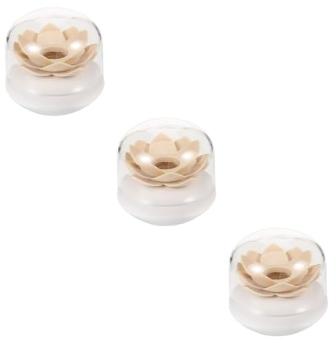 Cabilock 3 Piezas Caja Organizadora de Bastoncillos de Algodón Forma de Contenedor Portátil para Hisopos y Palillos Diseño Elegante y Práctico para Uso y