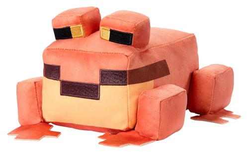 Mattel Minecraft - Rana, morbido peluche da collezione ispirato al personaggio del famoso videogioco, design pixelato e tessuto di qualità, giocattolo per bambini, 3+ anni, JDW11