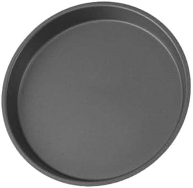 TNBCCXN Piedra para pizza Plato for pizza redondo de 6/8 pulgadas, 1 unidad, bandeja for pizza honda, bandeja de carbono(Black 8)