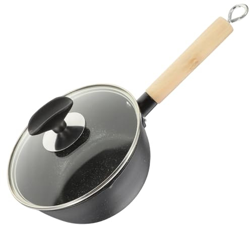 Garneck Casserole Lait Antiadhésive Pierre Médicale avec Poignée Longue pour Cuisson Lait Soupe et Nouilles Pot Complémentaire pour Bébés
