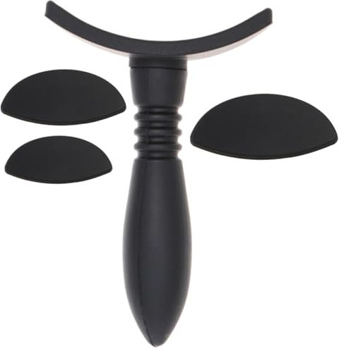 FONDOTIN Silicone Eyeshadow Stamp with Black Handle Eye Shadow Applicator Tool for Easy Makeup Eye Cosmetic Accessory Suitable for Beginners and Daily Use