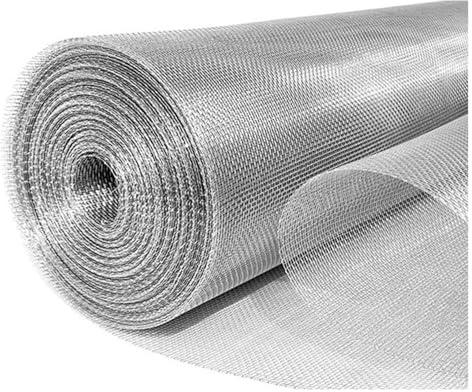 DMBBSAPBSH Grillage Métallique à Mailles Fines, Filet de Protection Anti-Insectes en Acier Inoxydable à 8 Mailles, Trou de 2,7 mm(1.2x10m)