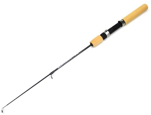 Stipprute 55 65 75CM Teleskop EIS Angelrute Tragbare Carbon Faser Fluss Garnelen Karpfen Winter Tackle Pesca(Blue)
