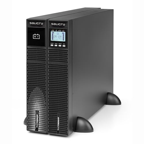 Salicru SLC Twin RT2 SAI On-Line Doble conversión Torre/Rack de 8000 VA con FP=1 - Fuente de alimentación Continua (UPS) (8000 VA, 8000 W, 110 V, 300 V, 50/60, 4%)