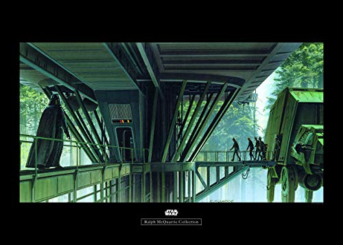 Komar Wandbild | Star Wars Classic RMQ Endor Dock | Kinderzimmer, Jugendzimmer, Dekoration, Kunstdruck | ohne Rahmen | WB136-70x50 | Größe: 70 x 50 cm (Breite x Höhe)