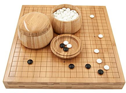 Hebsacker Verlag - Go-Set Bambus Deluxe (mit Yunzi-Steinen)