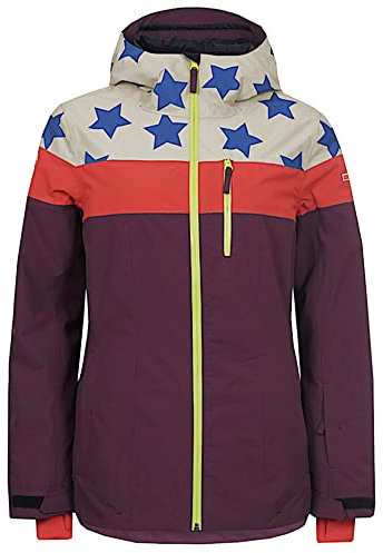 ICEPEAK damer clearlake skidjacka, vin, 34