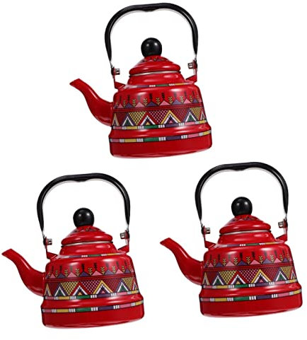 Emaille-Teekessel, Wasserrestaurant, Hotel, Gießkessel, Pfeife, kalt über heiß, kühl, Topf, Boiler, Küchengeschirr, Perkolator for rote Kaffeekessel, Karaffen, lose Vintage-Pfeife, Camping-Heizgriff (